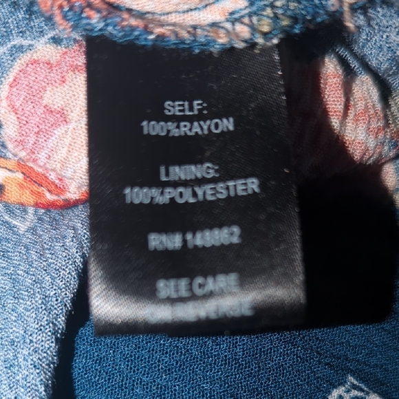 TORRID Maxi Gauze Floral Walk Through Dress 2x/18-20 - Picture 10 of 11